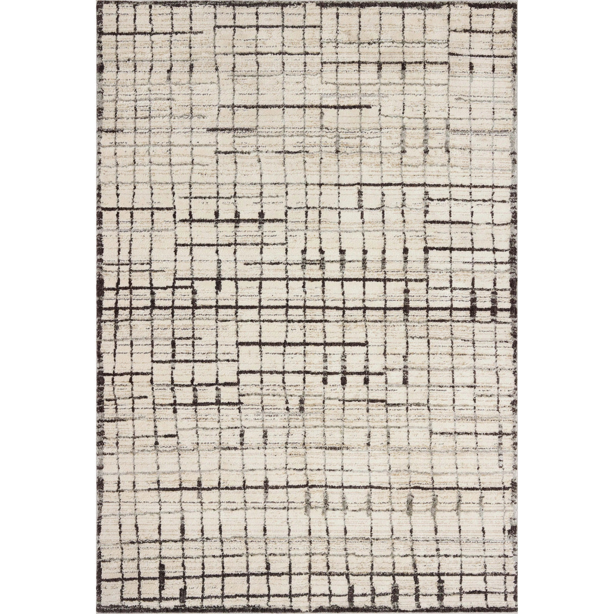 Jeremiah Brent x Loloi Bleecker Ivory / Charcoal Rug