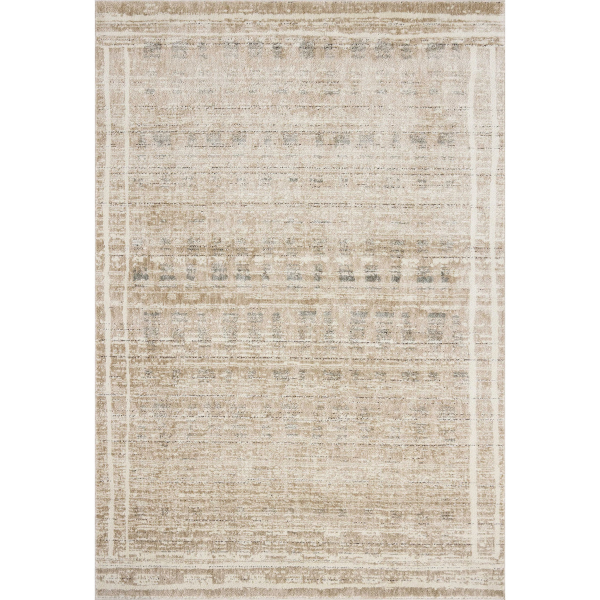 Jeremiah Brent x Loloi Bleecker Khaki / Natural Rug