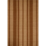 The Weatherstaff Collection is a vertically striped jute area rug with an organic look and feel, designed by Leanne Ford x Loloi. The earth-toned area rug features flatwoven jute that creates a ribbed texture horizontally, with stripes that are vertical—a playful combination. Amethyst Home provides interior design, new home construction design consulting, vintage area rugs, and lighting in the Houston metro area.