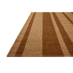 The Weatherstaff Collection is a vertically striped jute area rug with an organic look and feel, designed by Leanne Ford x Loloi. The earth-toned area rug features flatwoven jute that creates a ribbed texture horizontally, with stripes that are vertical—a playful combination. Amethyst Home provides interior design, new home construction design consulting, vintage area rugs, and lighting in the Monterey metro area.