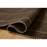 The Weatherstaff Collection is a vertically striped jute area rug with an organic look and feel, designed by Leanne Ford x Loloi. The earth-toned area rug features flatwoven jute that creates a ribbed texture horizontally, with stripes that are vertical—a playful combination. Amethyst Home provides interior design, new home construction design consulting, vintage area rugs, and lighting in the Des Moines metro area.