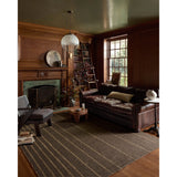 The Weatherstaff Collection is a vertically striped jute area rug with an organic look and feel, designed by Leanne Ford x Loloi. The earth-toned area rug features flatwoven jute that creates a ribbed texture horizontally, with stripes that are vertical—a playful combination. Amethyst Home provides interior design, new home construction design consulting, vintage area rugs, and lighting in the Los Angeles metro area.