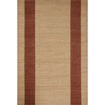 The Weatherstaff Collection is a vertically striped jute area rug with an organic look and feel, designed by Leanne Ford x Loloi. The earth-toned area rug features flatwoven jute that creates a ribbed texture horizontally, with stripes that are vertical—a playful combination. Amethyst Home provides interior design, new home construction design consulting, vintage area rugs, and lighting in the Houston metro area.