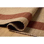 The Weatherstaff Collection is a vertically striped jute area rug with an organic look and feel, designed by Leanne Ford x Loloi. The earth-toned area rug features flatwoven jute that creates a ribbed texture horizontally, with stripes that are vertical—a playful combination. Amethyst Home provides interior design, new home construction design consulting, vintage area rugs, and lighting in the Laguna Beach metro area.