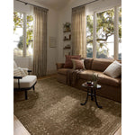 The Haywood Collection is an easy-to-clean, earth-toned area rug with a subtly distressed traditional design. Haywood is power-loomed of polyester in Turkey, a durable area rug for a living room, bedroom, dining room, or other high-traffic spaces. Amethyst Home provides interior design, new home construction design consulting, vintage area rugs, and lighting in the Scottsdale metro area.