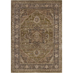 The Haywood Collection is an easy-to-clean, earth-toned area rug with a subtly distressed traditional design. Haywood is power-loomed of polyester in Turkey, a durable area rug for a living room, bedroom, dining room, or other high-traffic spaces. Amethyst Home provides interior design, new home construction design consulting, vintage area rugs, and lighting in the Kansas City metro area.
