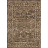 The Haywood Collection is an easy-to-clean, earth-toned area rug with a subtly distressed traditional design. Haywood is power-loomed of polyester in Turkey, a durable area rug for a living room, bedroom, dining room, or other high-traffic spaces. Amethyst Home provides interior design, new home construction design consulting, vintage area rugs, and lighting in the Newport Beach metro area.