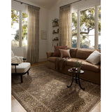The Haywood Collection is an easy-to-clean, earth-toned area rug with a subtly distressed traditional design. Haywood is power-loomed of polyester in Turkey, a durable area rug for a living room, bedroom, dining room, or other high-traffic spaces. Amethyst Home provides interior design, new home construction design consulting, vintage area rugs, and lighting in the Omaha metro area.