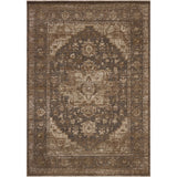 The Haywood Collection is an easy-to-clean, earth-toned area rug with a subtly distressed traditional design. Haywood is power-loomed of polyester in Turkey, a durable area rug for a living room, bedroom, dining room, or other high-traffic spaces. Amethyst Home provides interior design, new home construction design consulting, vintage area rugs, and lighting in the Kansas City metro area.