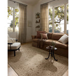 The Haywood Collection is an easy-to-clean, earth-toned area rug with a subtly distressed traditional design. Haywood is power-loomed of polyester in Turkey, a durable area rug for a living room, bedroom, dining room, or other high-traffic spaces. Amethyst Home provides interior design, new home construction design consulting, vintage area rugs, and lighting in the Charlotte metro area.