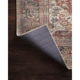 Perfect for families with kids, pets, and easy to maintain. The Loren Brick/Multi LQ-14 rug from Loloi has the spirit of a vintage rug and comes in area, cute kitchen, and hallway runner sizes with intricate patterns to warm up the room with tones of blue, red, and ivory. Amethyst Home provides interior design, new construction, custom furniture, and rugs for the Denver and Colorado Springs, Colorado metro area.