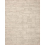 The Maren Collection is a unique handmade area rug made with a new technique that creates a dotted texture, almost like fine embroidery, but with a substantial hand-loomed feel. The pile reveals modern geometric patterns with organic shapes and natural softness, available in light, easygoing neutrals. Amethyst Home provides interior design, new home construction design consulting, vintage area rugs, and lighting in the Kansas City metro area.