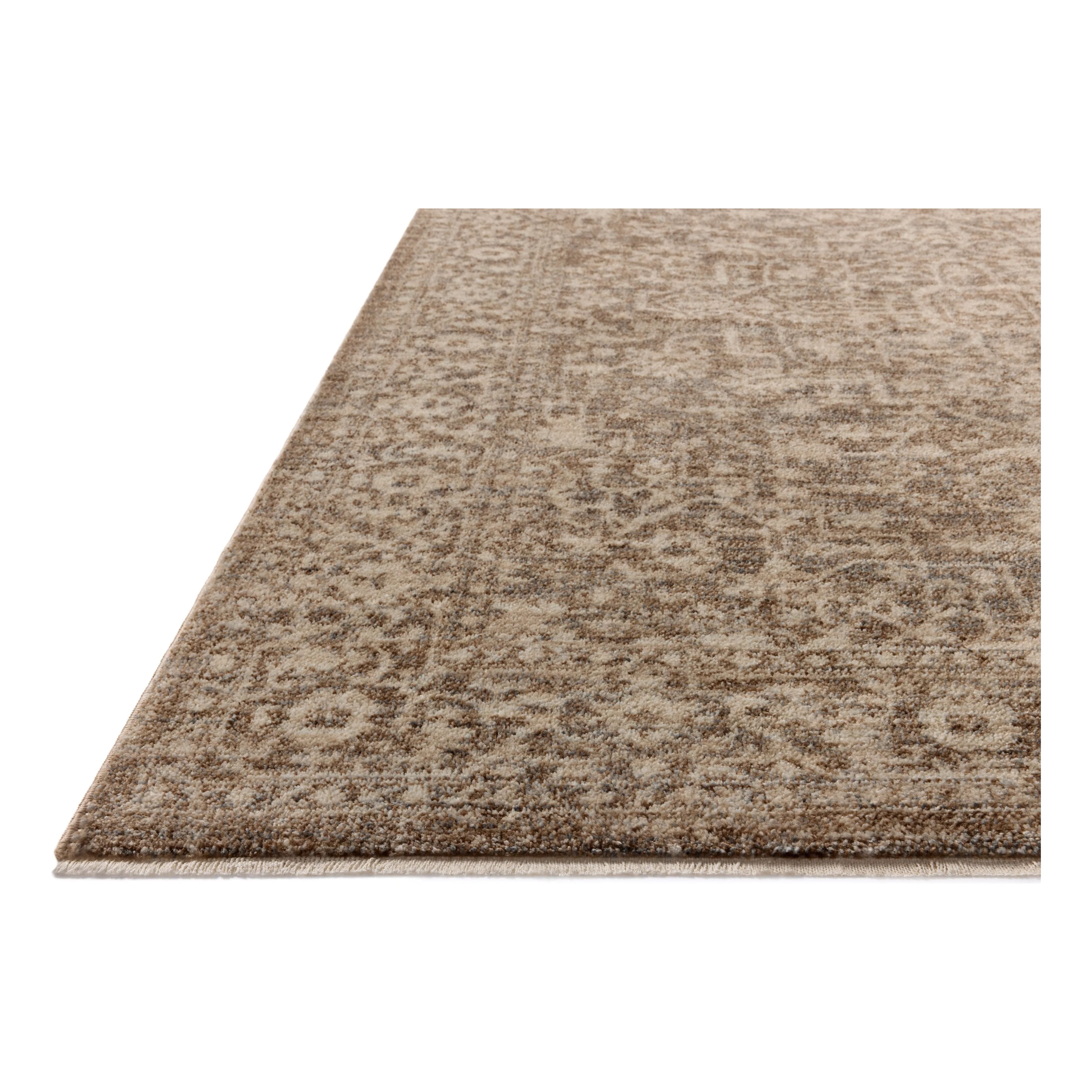 The Newman Collection is a power-loomed area rug made of soft space-dyed polyester, which lends a subtle gradation of color in an easy-to-clean, no-shed construction. The versatile, vintage-inspired design features distressed white motifs against lovely and light tonal backgrounds. Amethyst Home provides interior design, new home construction design consulting, vintage area rugs, and lighting in the Kansas City metro area.