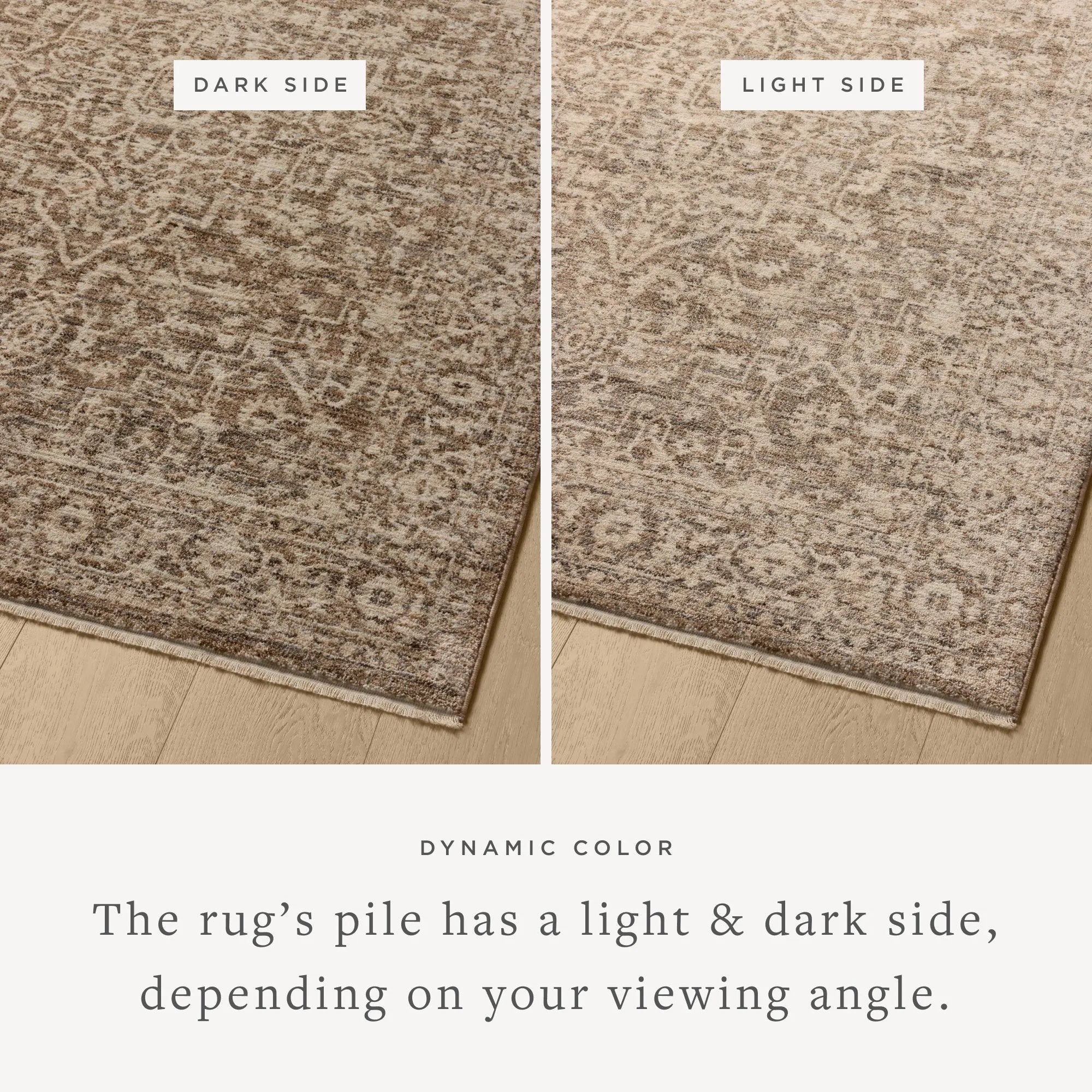 The Newman Collection is a power-loomed area rug made of soft space-dyed polyester, which lends a subtle gradation of color in an easy-to-clean, no-shed construction. The versatile, vintage-inspired design features distressed white motifs against lovely and light tonal backgrounds. Amethyst Home provides interior design, new home construction design consulting, vintage area rugs, and lighting in the Nashville metro area.