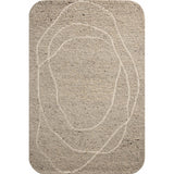 Featuring Otis Oatmeal / Ivory Rug by Loloi at Amethyst Home. The Otis Collection is a hand-tufted area rug with an organic design and uniquely rounded edges. This design-forward collection features loose linear patterns in heathered, natural colors to ground living rooms, bedrooms, dining rooms, and more. This collection is hand-tufted of wool and other f. Amethyst Home provides interior design, new home construction design consulting, vintage area rugs, and lighting in the Scottsdale metro area.