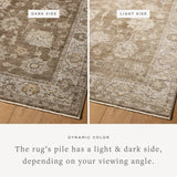 Featuring Priscilla Bark / Ivory Rug by Loloi at Amethyst Home. Transform your living space into a luxurious retreat with the Priscilla Bark/Ivory Rug. Made of premium materials, this rug adds elegance and sophistication to any room. Its soft, textured surface and neutral color palette create a cozy and inviting atmosphere. Elevate your home decor with this. Amethyst Home provides interior design, new home construction design consulting, vintage area rugs, and lighting in the Nashville metro area.