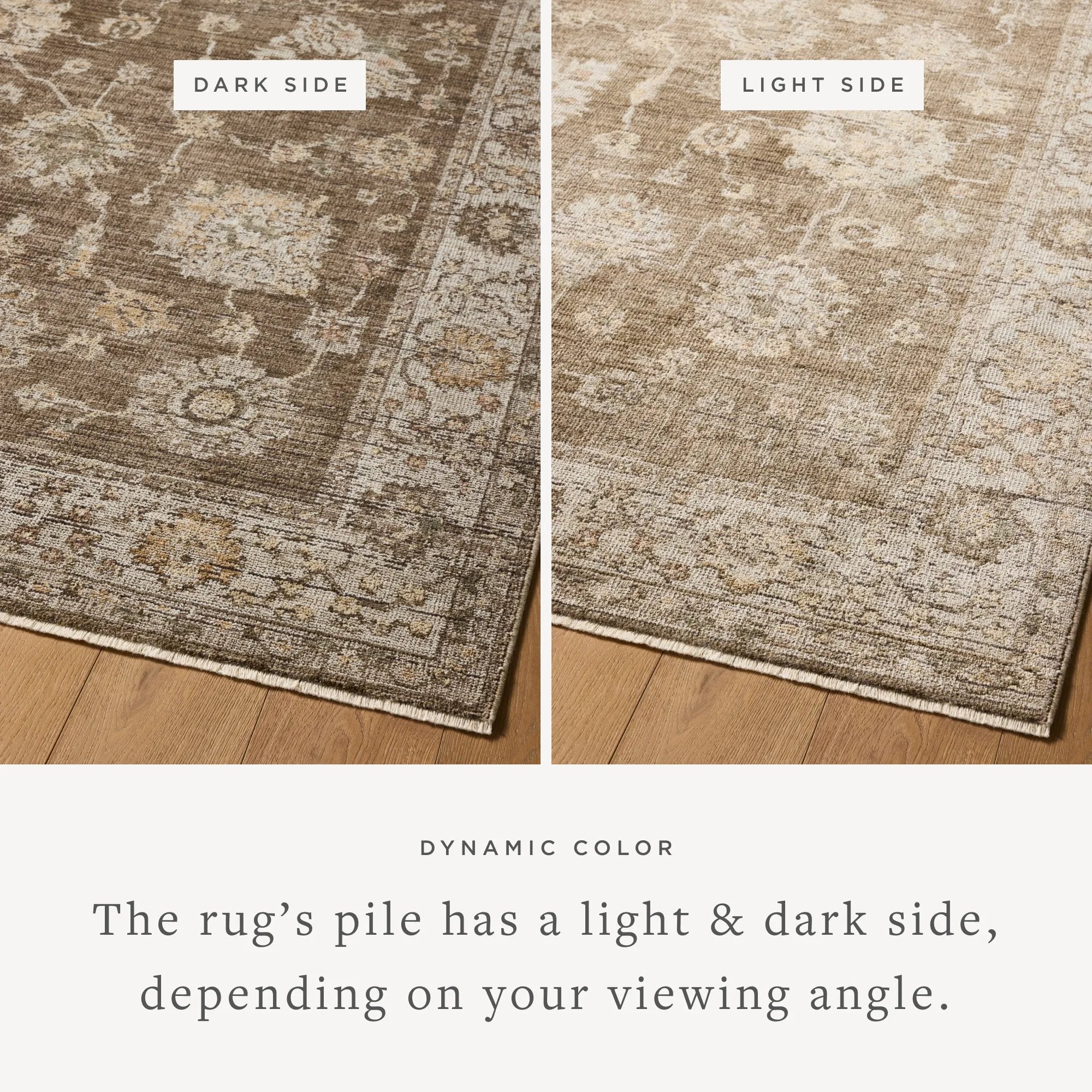 Featuring Priscilla Bark / Ivory Rug by Loloi at Amethyst Home. Transform your living space into a luxurious retreat with the Priscilla Bark/Ivory Rug. Made of premium materials, this rug adds elegance and sophistication to any room. Its soft, textured surface and neutral color palette create a cozy and inviting atmosphere. Elevate your home decor with this. Amethyst Home provides interior design, new home construction design consulting, vintage area rugs, and lighting in the Nashville metro area.