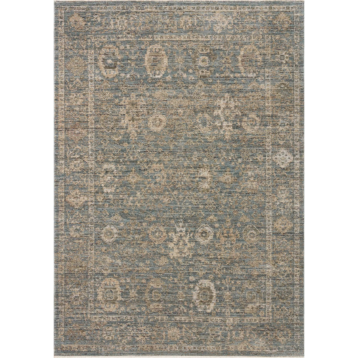 Priscilla Blue / Bark Rug