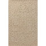 The Prudence Collection is a hand-tufted area rug made of soft, space-dyed wool and cotton, which lends a subtle gradation of color throughout the floral design. The rugs background is low-looped, while the pattern is made with a chunky, higher loop to create even more depth in this sophisticated design. Amethyst Home provides interior design, new home construction design consulting, vintage area rugs, and lighting in the Los Angeles metro area.