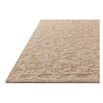 The Prudence Collection is a hand-tufted area rug made of soft, space-dyed wool and cotton, which lends a subtle gradation of color throughout the floral design. The rugs background is low-looped, while the pattern is made with a chunky, higher loop to create even more depth in this sophisticated design. Amethyst Home provides interior design, new home construction design consulting, vintage area rugs, and lighting in the Washington metro area.