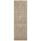 Durable, low pile, and soft underfoot, this rug is inspired by classic vintage and antique rugs. The Rosemarie Chris Loves Julia Gold / Sand ROE-01 rug from Loloi features a beautiful vintage pattern and patina. The rug is easy to clean, never sheds, and perfect for living rooms, dining rooms, hallways, and kitchens!