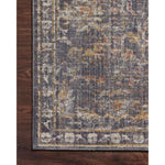 Featuring Rosemarie Chris Loves Julia x Loloi Graphite / Multi ROE-04 Runner by Loloi at Amethyst Home. The Rosemarie Chris Loves Julia x Loloi Graphite / Multi rug is highly durable, bold, never sheds, and soft underfoot for a cozy addition for your home. Inspired by classic vintage and antique rugs, this is a vibrant, yet classic product of collaboratio.  Amethyst Home provides interior design, new home construction design consulting, vintage area rugs, and lighting in the Alpharetta metro area.
