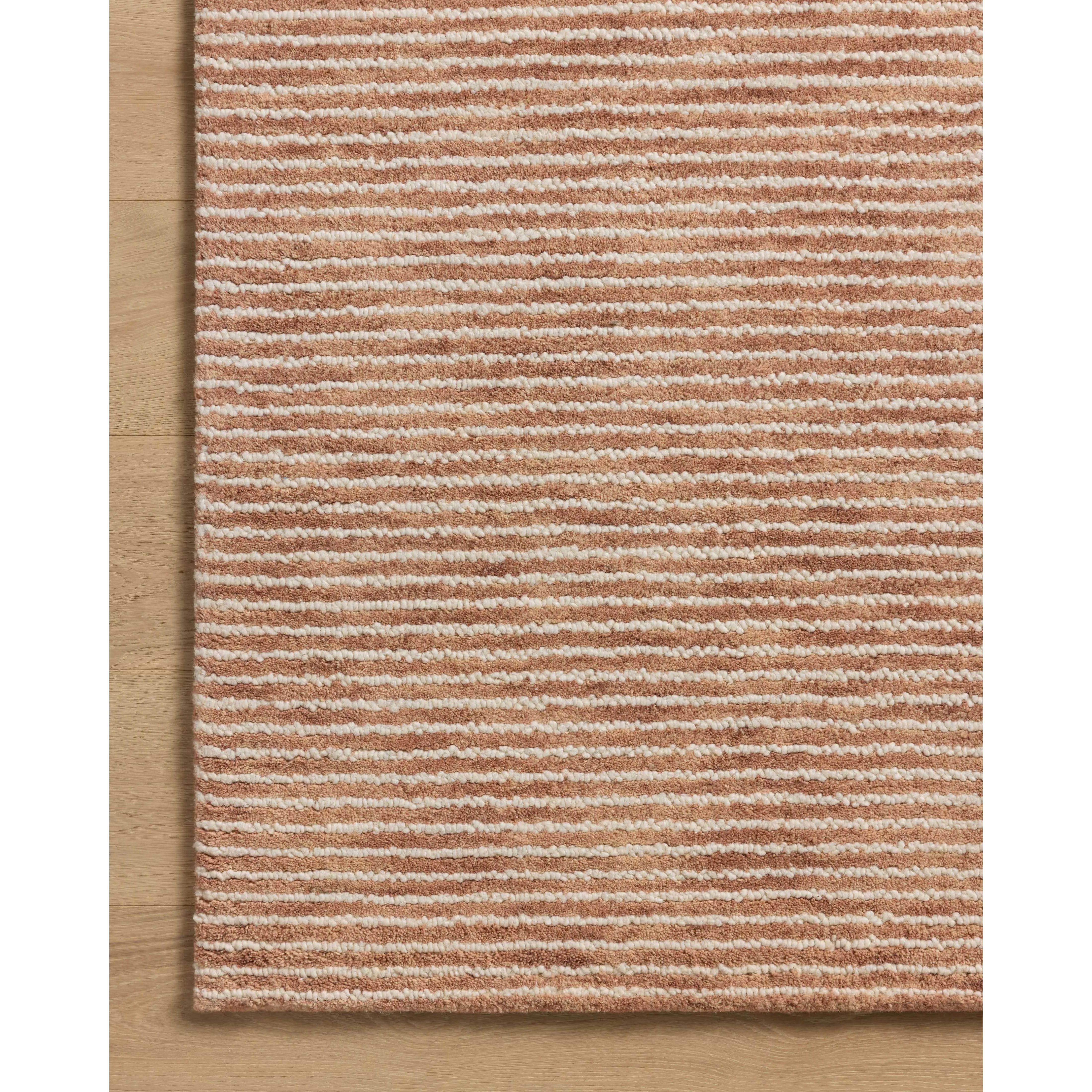 The Sunday Collection is a home-friendly, hand-tufted area rug with a pinstripe pattern in varied, vibrant tones. The rugs textured pile brings even more dimension and depth to this classic yet playful design. Amethyst Home provides interior design, new home construction design consulting, vintage area rugs, and lighting in the Seattle metro area.