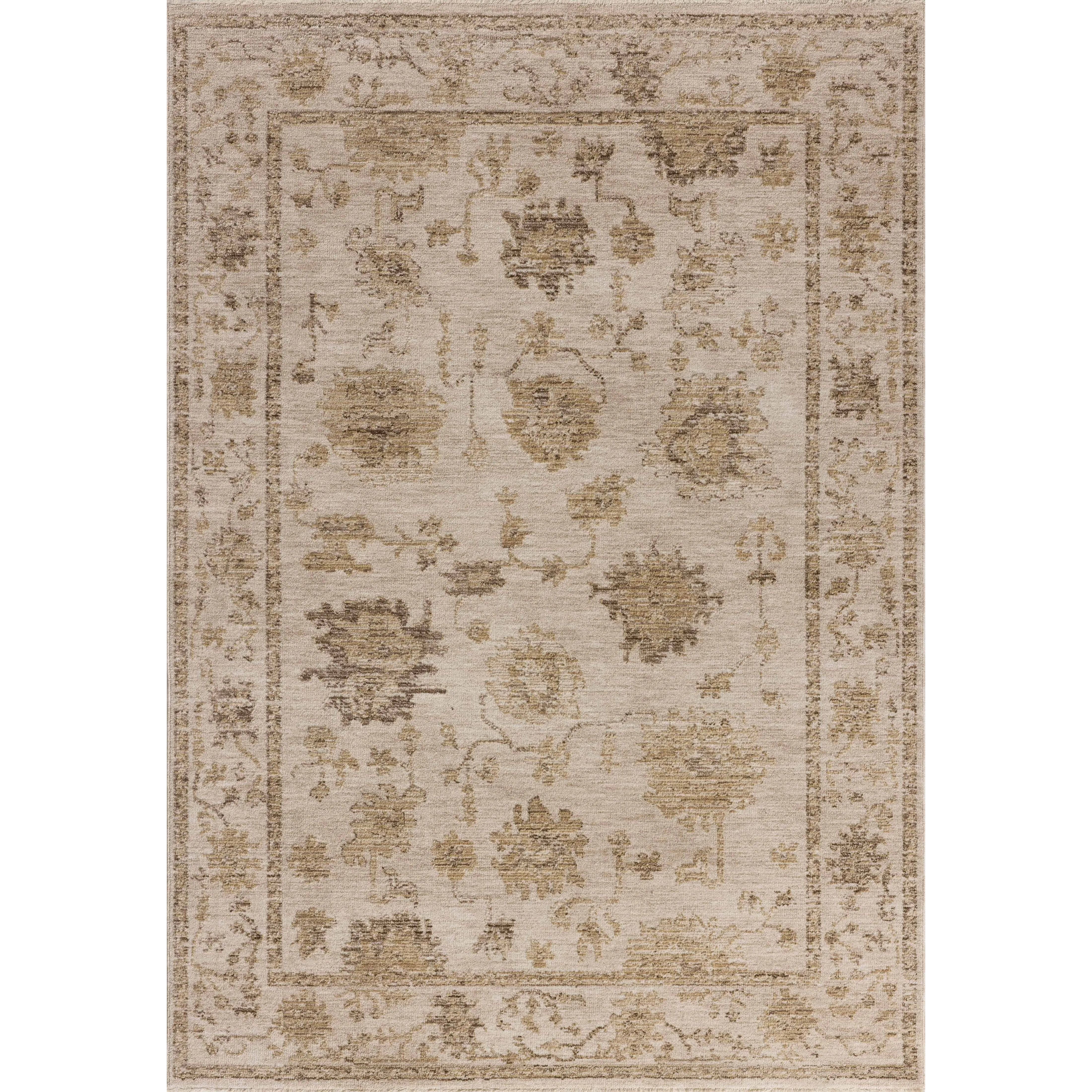 The Willa Collection is a power-loomed area rug based on traditional Turkish motifs that ebb and flow across the design with the yarns shifting tones. The rugs vintage-style design and light palettes with tones of sand and pale sky is elegantly neutral for living rooms, bedrooms, hallways, and more. Amethyst Home provides interior design, new home construction design consulting, vintage area rugs, and lighting in the Miami metro area.