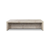 Ludlow Outdoor Coffee Table - Natural Veined Concrete | shipping 08/28/2026