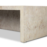 Ludlow Outdoor Coffee Table - Natural Veined Concrete | shipping 08/28/2026