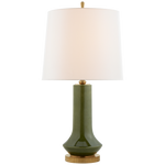 Featuring Luisa Large Table Lamp Emerald Green by Visual Comfort at Amethyst Home. Introducing the Luisa Large Table Lamp in a rich emerald green hue. This luxurious lamp adds a touch of elegance and sophistication to any room. Illuminate your space with a warm, ambient glow and make a statement with its stylish design. Perfect for adding a touch of exclusivity to your home de. Amethyst Home provides interior design, new construction, custom furniture, and area rugs in the Newport Beach metro area