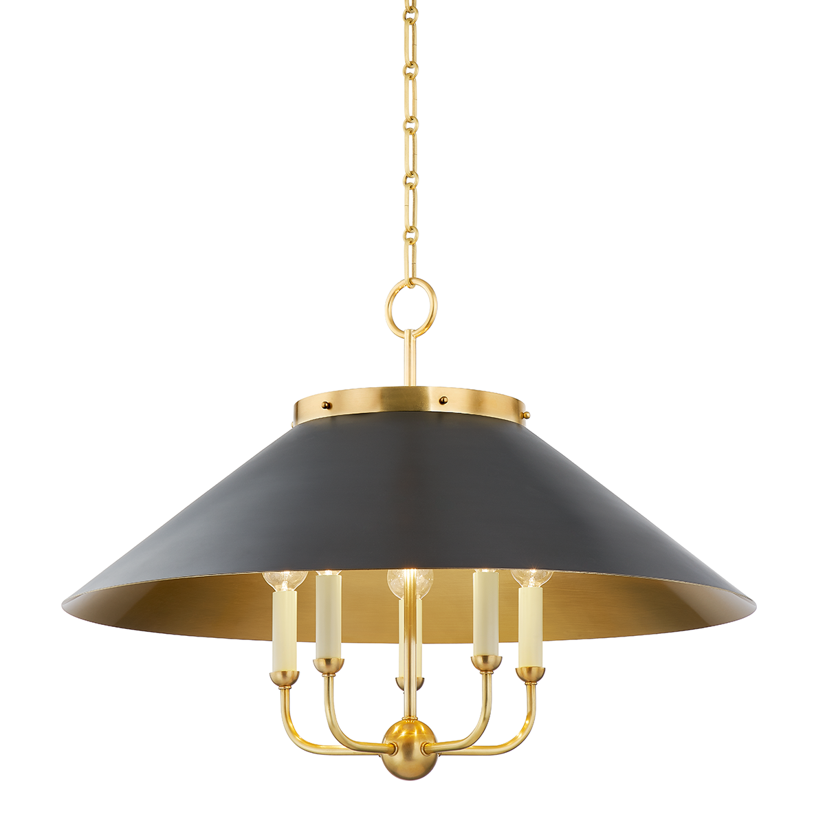 Clivedon Chandelier - Aged Brass/Distressed Bronze | ready to ship!