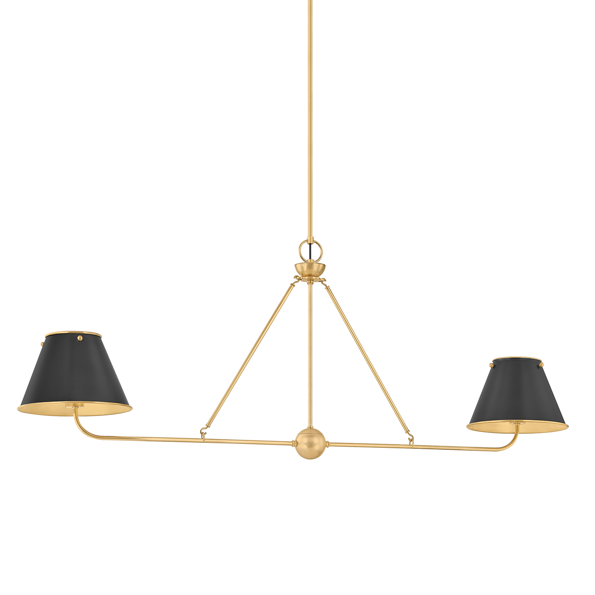 Burghley Linear - Aged Brass/Distressed Bronze | ready to ship!