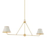 Burghley Linear - Aged Brass/Off-White | ready to ship!