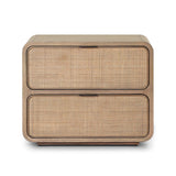 Maia Nightstand - Dusty Brown Oak Veneer | shipping 12/25/2026