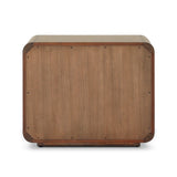 Maia Nightstand - Dusty Brown Oak Veneer | shipping 12/25/2026