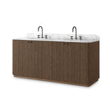 Malden Double Vanity - Satin Espresso Oak | shipping 11/15/2026