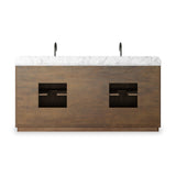 Malden Double Vanity - Satin Espresso Oak | shipping 11/15/2026