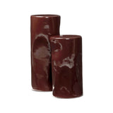 Manon Pedestal Set - Glossy Plum Cast Aluminum | shipping 10/15/2026