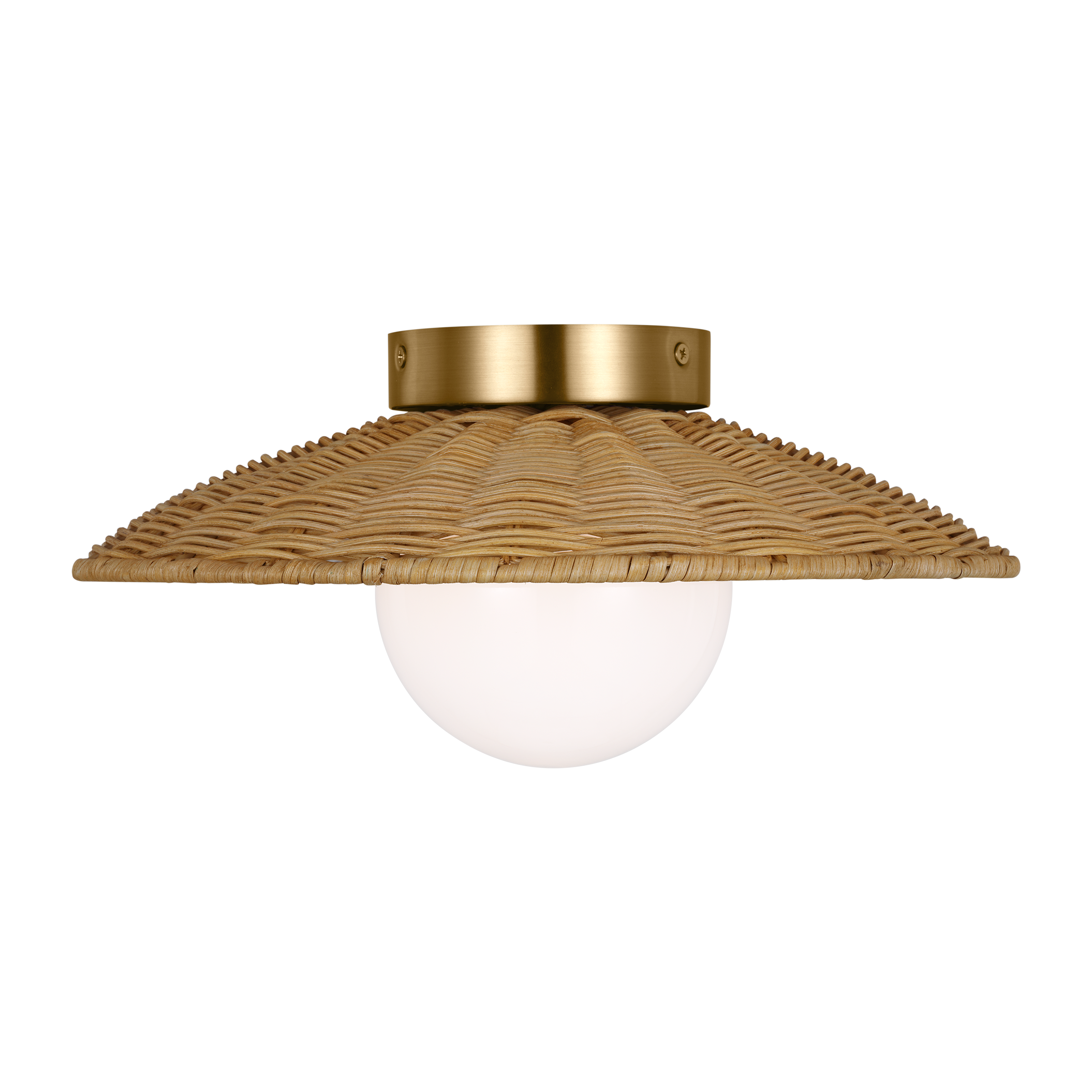 Featuring Mari Medium Flush Mount Burnished Brass by Visual Comfort at Amethyst Home. Add a touch of sophistication to your living space with the Mari Medium Flush Mount in Burnished Brass. Featuring a sleek flush mount design, this elegant and tasteful piece will elevate any room. Enjoy the luxury of ambient lighting with this timeless and exclusive addition to your decor.
Overall . Amethyst Home provides interior design, new construction, custom furniture, and area rugs in the Houston metro area