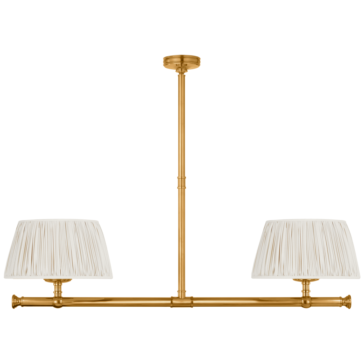 Marion 56" Linear Chandelier Antique-Burnished Brass | shipping 11/20/2025