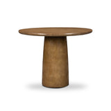 Maudlin Bistro Table - Glossy Ochre Concrete | shipping 10/25/2026