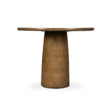 Maudlin Bistro Table - Glossy Ochre Concrete | shipping 10/25/2026