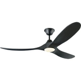 with Blades and Light Kit Matte Black