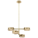 Featuring Melange 25" Multi-Positional Semi-Flush Chandelier Antique-Burnished Brass by Visual Comfort at Amethyst Home. Illuminate your space with the Melange Chandelier, a luxurious addition to any room. This 25" semi-flush chandelier boasts multi-positional arms and an elegant antique-burnished brass finish. Elevate your decor with its stunning design and enjoy the luxurious a. Amethyst Home provides interior design, new construction, custom furniture, and area rugs in the Scottsdale metro area