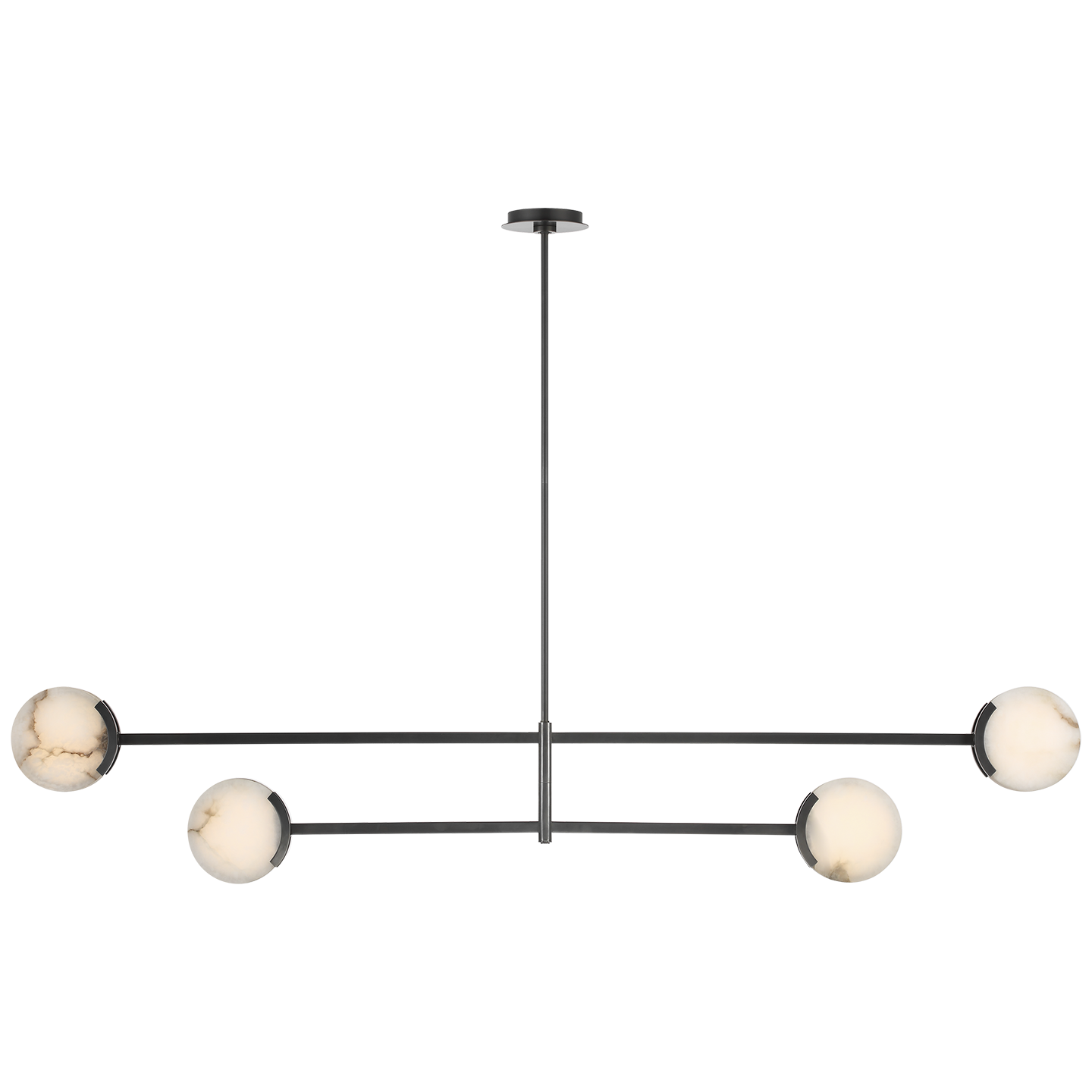 Featuring Melange 72" Multi-Positional Chandelier Bronze by Visual Comfort at Amethyst Home. Illuminate your space with the luxurious Melange 72" Multi-Positional Chandelier. Crafted in bronze, this chandelier adds a touch of elegance and sophistication to any room. Its multi-positional design offers versatility and its size makes it perfect for larger spaces. Elevate your decor w. Amethyst Home provides interior design, new construction, custom furniture, and area rugs in the San Diego metro area