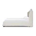 Featuring Meryl Broadway Mist Slipcover Bed by Four Hands at Amethyst Home. Inspired by the curved silhouette of the camel-back sofa, this classic shape is updated with the casual look of a slipcover. Slipcovered styles are fully removable and machine-washable for easy care.KingOverall Dimensions: 86.50"w x 89.00"d x 52.50"hWeight: 217.59 lbsQueenOverall Dimensions: 70.00"w x 89.0. Amethyst Home provides interior design, new construction, custom furniture, and area rugs in the Calabasas metro area