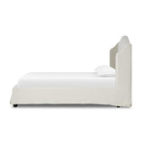 Featuring Meryl Broadway Mist Slipcover Bed by Four Hands at Amethyst Home. Inspired by the curved silhouette of the camel-back sofa, this classic shape is updated with the casual look of a slipcover. Slipcovered styles are fully removable and machine-washable for easy care.KingOverall Dimensions: 86.50"w x 89.00"d x 52.50"hWeight: 217.59 lbsQueenOverall Dimensions: 70.00"w x 89.0. Amethyst Home provides interior design, new construction, custom furniture, and area rugs in the Calabasas metro area