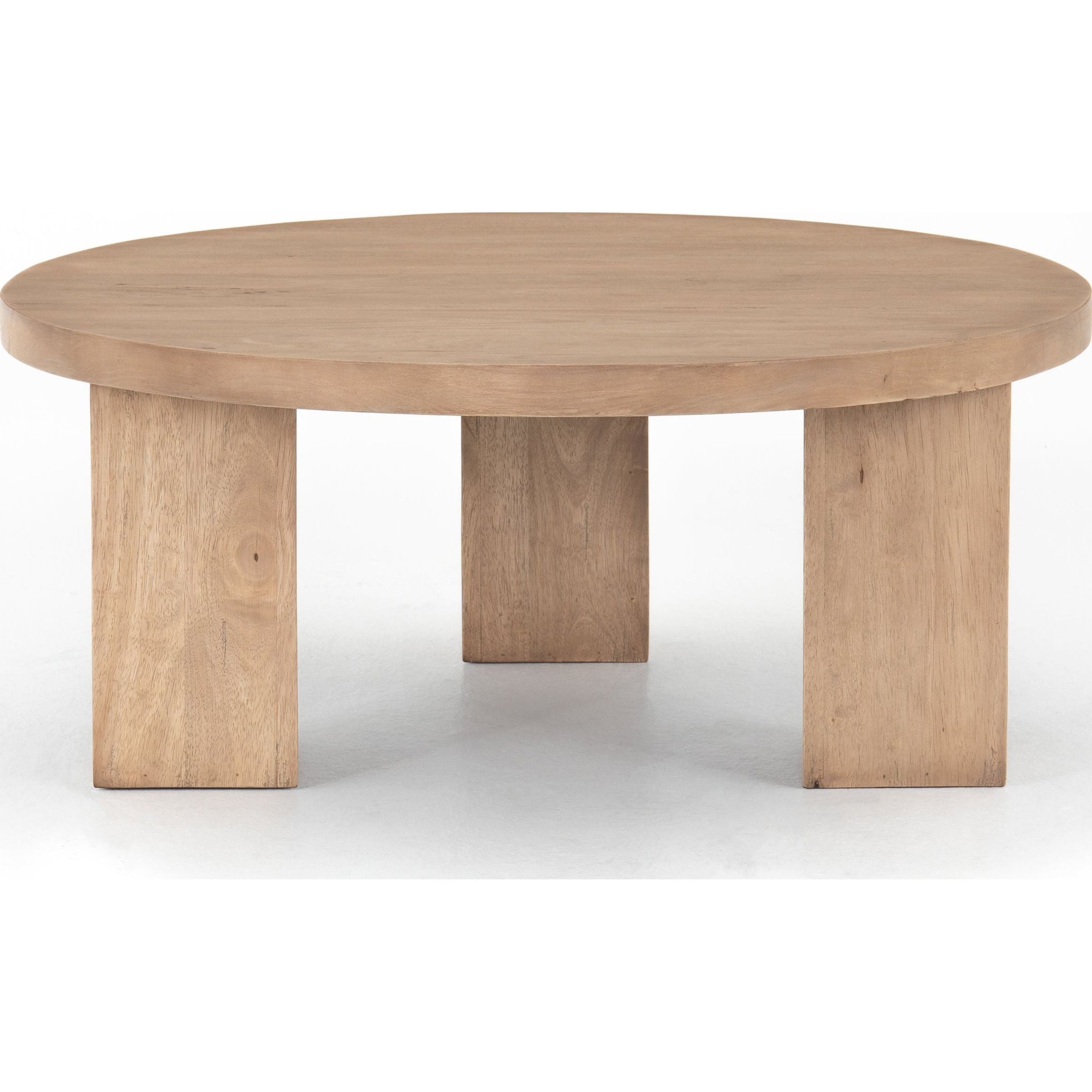 Mesa Round Coffee Table - Light Brushed  Four Hands