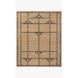 Jeremiah Brent x Loloi Tracery Natural / Midnight Hand-Knotted Rug